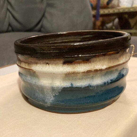 VTG 1990's Studio Handturned ArtPottery Bowl-Annie Sutherland-Sutherland Pottery - Picture 1 of 9